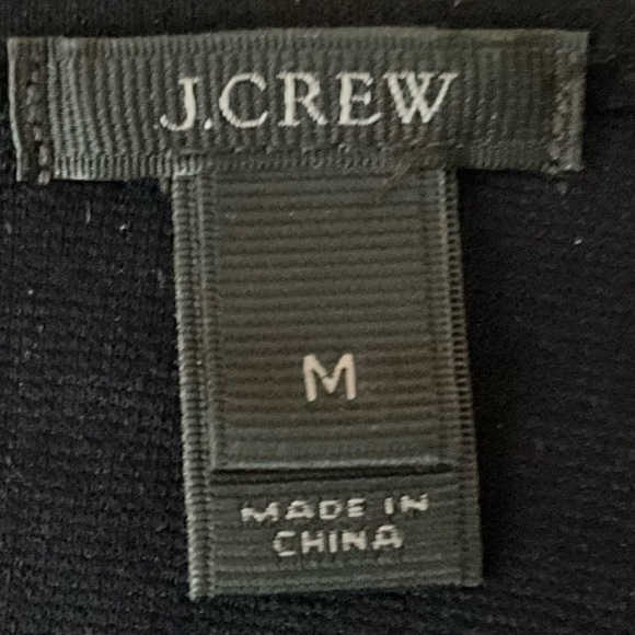 J. Crew Black 3/4 Sleeve Scoop Neck Blouse - Picture 4 of 5